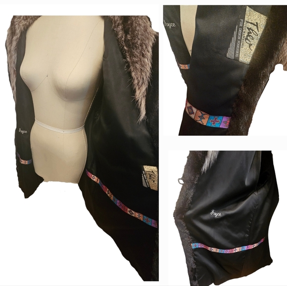 EUC | Fur & Mink Trim coat | Large Hood |  Vintage | Canadian - Picture 8 of 16